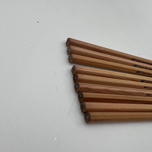 Lot of 9 Vintage Eberhard Faber American Naturals Pencils No 2 HB 100% Wood USA - Picture 4 of 6